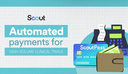Automated payments for high-volume clinical trials
