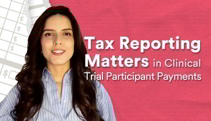 Tax reporting matters in clinical research participant payments