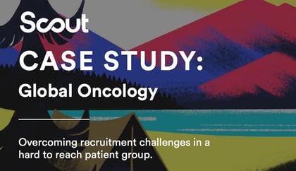 The Scout logo above the title of our Case Study: Global Oncology.