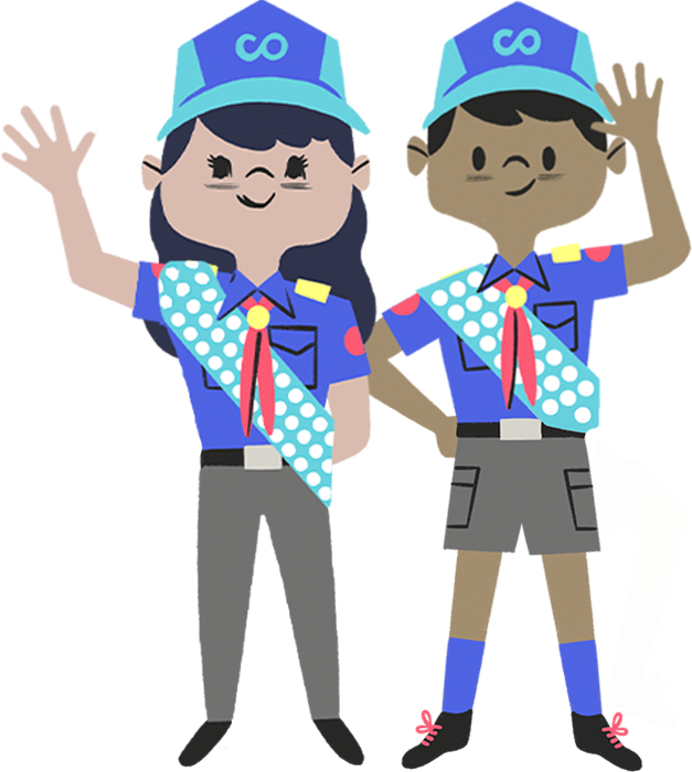 WavingScouts_FullBody